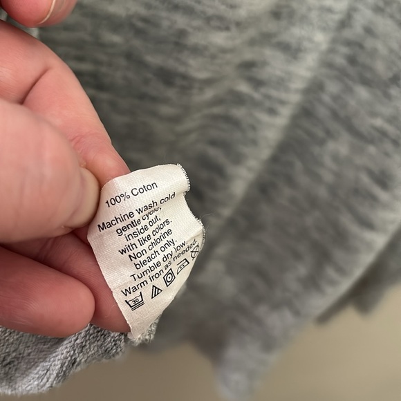 J. Crew Heathered Gray Pullover Crewneck Sweatshirt Men's Large XL - Picture 5 of 5